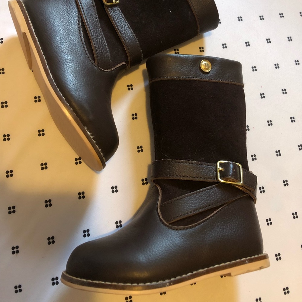 Janie and jack brown boots